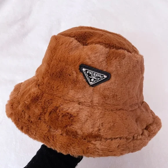 Prada | Accessories | Prada Shearling Bucket Hat | Poshmark